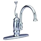 Belle Foret Oil Rub Bronze Spiral Handle Kitchen Faucet