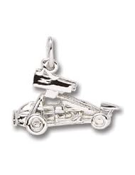 Sprint Car W/Wings Charm