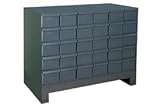 Steel Drawer Cabinet With 30 Drawers - 34'W X 11-3/4'D X 26-7/8'H