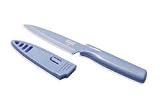 Kuhn Rikon Nonstick 4-Inch Paring Knife, Periwinkle