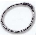 New Phiten Star Sport 18 Black/White Titanium Necklace