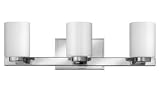 Hinkley Lighting 5053CM Light Vanity - Chrome Miley (3 x 40 Watt) Contemporary Transitional Lights