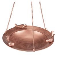 Mintcraft Hanging Birdbath Copper Finish W52889
