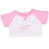 Build-A-Bear Workshop Los Angeles Dodgers Pink Raglan Tee