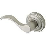 Baldwin 5455.150.RDM Wave Right Hand Dummy Lever Set, Satin Nickel