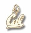 California (UC Berkeley) Golden Bears 3/8" "Cal" Charm - 14KT Gold Jewelry