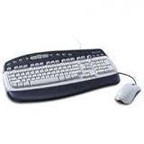 Microsoft MultiMedia Keyboard & Optical Value Pack - Keyboard - PS/2 - mouse - UK - OEM (pack of 3 )