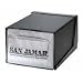 San Jamar H3001 Countertop Fullfold Napkin Dispenser, 300 Capacity, 7-5/8" Width x 5-1/2" Height x 11" Depth, Clear/Black