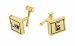 Law book and gavel legal or lawyer cufflinks with presentation box. Made in the U.S.A