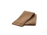 MU Kitchen MUexpressions Chocolate Stripe Dish Towels Set of 3