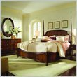 American Drew Bob Mackie Signature Wood Poster Bed 5 Piece Bedroom Set in Rosewood