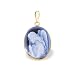 Guardian Angel Oval Agate Cameo Pendant - 3/4 x 1/2