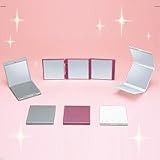 コンパクト3WAYミラー メタリックレッド