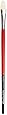 da Vinci Hog Bristle Series 5423 Maestro 2 Artist Paint Brush, Filbert Medium-Length with Red Handle, Size 7