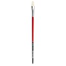 da Vinci Hog Bristle Series 5423 Maestro 2 Artist Paint Brush, Filbert Medium-Length with Red Handle, Size 7