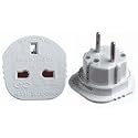 Universal Adaptor with 3 Pin UK into 2 Pin Plug