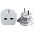 Universal Adaptor with 3 Pin UK into 2 Pin Plug