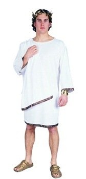 Roman Senator Toga (White) Adult Costume Size Standard