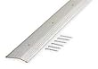 Battalion 2RRU7 Carpet Trim, Extra Wide Fluted, L36, Silver