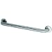 Bobrick 6897.99 Stainless Steel 2 Wall Toilet Compartment Grab Bar with Snap Flange, Satin Finish and Peened Gripping Surface, 1-1/2" Diameter x 42" Width x 54" Depth