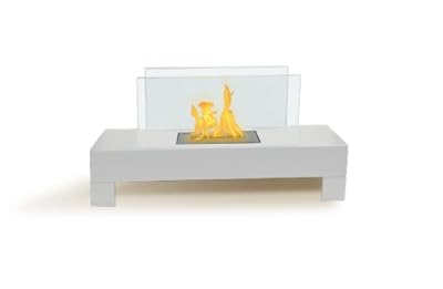 Anywhere Fireplace - Gramercy Indoor/Outdoor Floor Fireplace_White