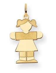 Genuine IceCarats Designer Jewelry Gift 14K Kid Charm