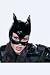 BLACK PVC CAT WOMAN MASK HOOD
