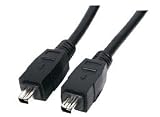 2m Firewire Cable (4-4) - Premium Quality / 4-pin to 4-pin / IEEE1394 / iLink / Video / Camcorder / DV / 400 / Male to Male / FREE P&P - by World of Data