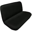 Synthetic Sheep Skin Bench / Rear Seat Cover - Black