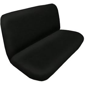Synthetic Sheep Skin Bench / Rear Seat Cover - Black