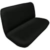 Synthetic Sheep Skin Bench / Rear Seat Cover - Black