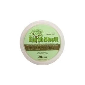 EarthShell 9" Biodegradable Premium Strength Plates - 12 packages of 20 count plates