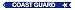 Coast Guard Streamer - Gold Star