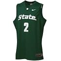 Nike Michigan State Spartans #2 Green Replica Basketball Jersey