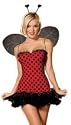 Dreamgirl Women's Reversible Bumble Bee/Lady Bug Costume