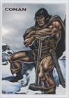 2004 Conan Art of the Hyborian Age Promos (Trading Card) #P1 - Conan in snow (General Distribution)