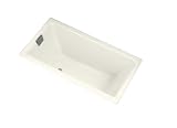 Kohler K-855-L Biscuit Tea-For-Two 5.5' Bath with Integral Tile Flange and Left Hand Drain - K-855-L