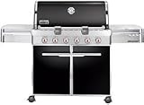 Weber Summit E-620 Liquid Propane Black Outdoor Grill