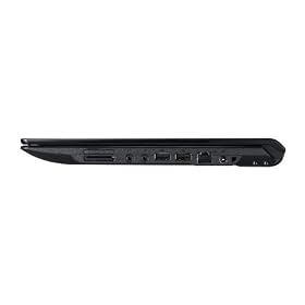 Left side ASUS UL30A-X5 Thin and Light 13.3-Inch Black Laptop