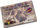 DrinkSafe Date Rape Drug Test Strips - 20 Tests / 10 cards, detect ghb and ketamine