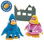 CLUB PENGUIN 2 INCH MIX'N'MATCH FIURE SET - SERIES 5 - GAMMA GAL & SQUIDZOID