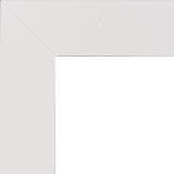11x14 / 11 x 14 White Picture Frame - NEW .. 2'' wide Complete