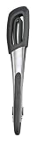 Chefn Tongo 9-Inch Stainless Steel and Silicone Tong Black