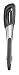 Chef'n Tongo 9-Inch Stainless Steel and Silicone Tong Black
