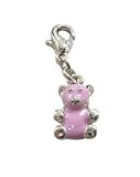 Bombay Duck  Teddy Bear Enamel Charm