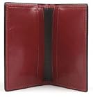 Bosca Leather Card Case Red