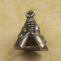 Anne at Home 883 Knobs Teepee (#1 Pewter Matte)