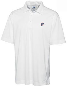 NFL Miami Dolphins Men's Drytec Genre Polo Knit Short Sleeve Top, White, X-Large