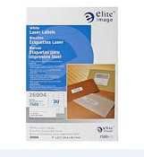 ELI26005 - Mailing Label, Laser, 1x4, 2000/PK, White