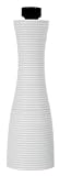 Review T&G Woodware Limited  / T&G Groovy Salt Mill.Gloss WhiteBody with Black Stopper.21cm